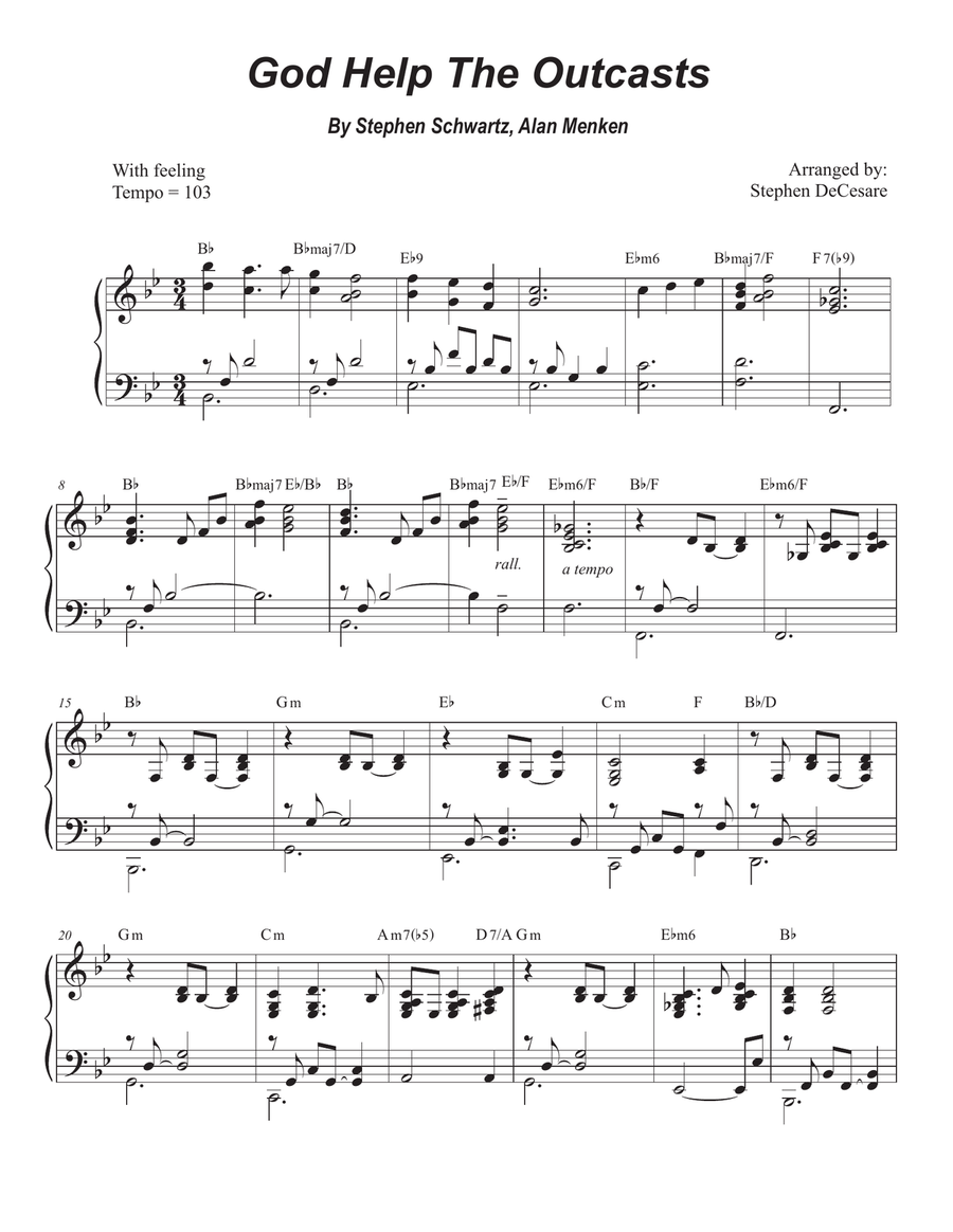 God Help The Outcasts Piano Trio scores gallery preview page 6