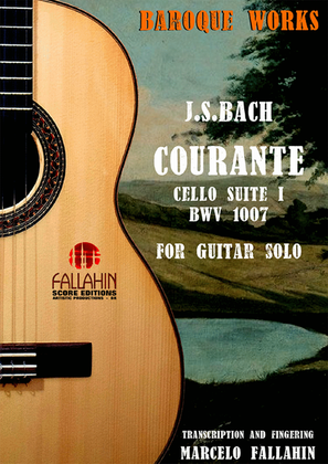 Book cover for COURANTE (CELLO SUITE Nº1) - BWV 1007 - J.S.BACH