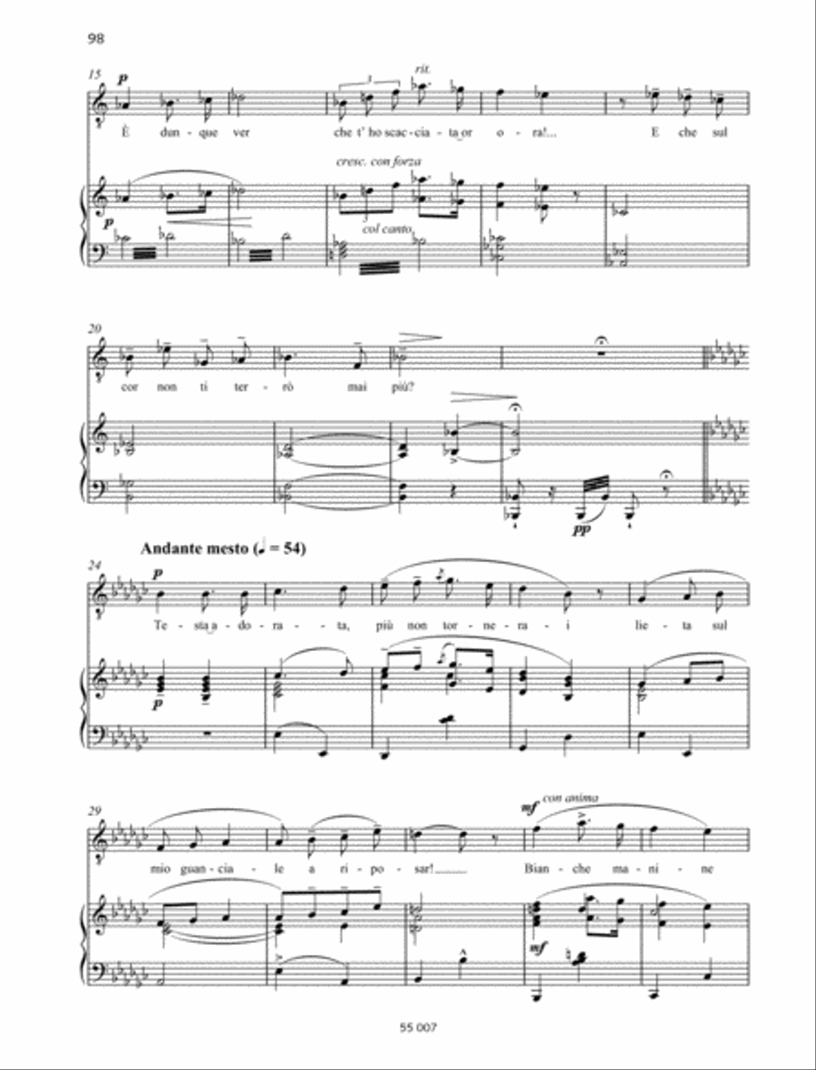Musette! ... Testa adorata Tenor Voice scores gallery preview page 2