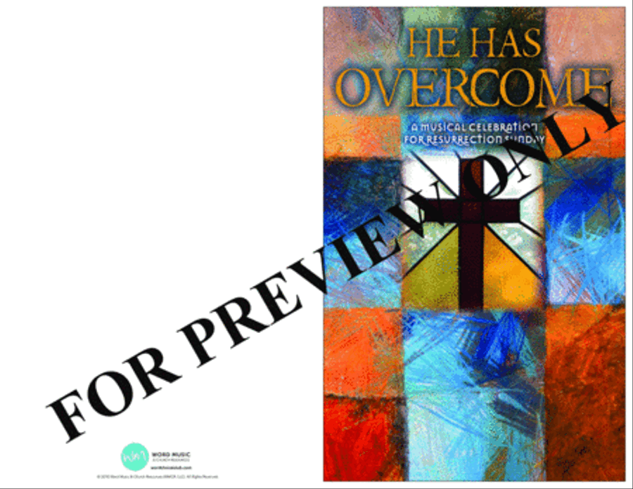 He Has Overcome - Bulletins (100-pak) Choir scores gallery preview page 2