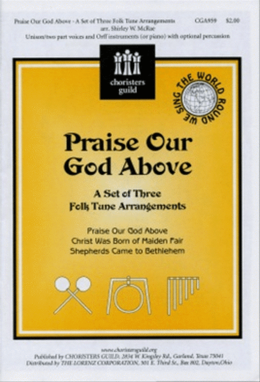 Praise Our God Above Unison Choir scores gallery preview page 1
