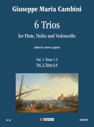 Book cover for 6 Trios for Flute, Violin and Violoncello - Vol. 2: Trios 4-6