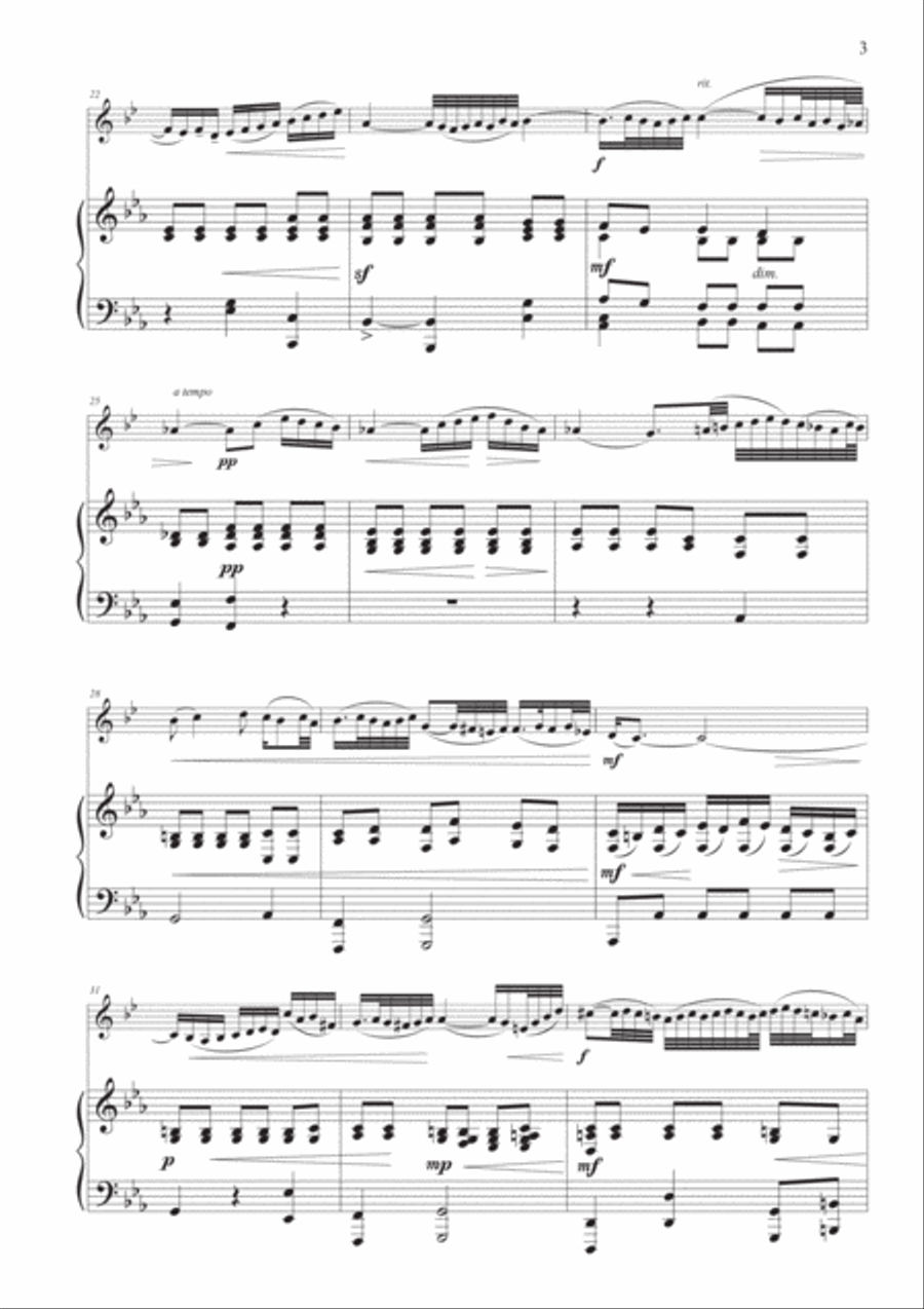 Adagio from BWV 974 for Horn and Piano Horn scores gallery preview page 3