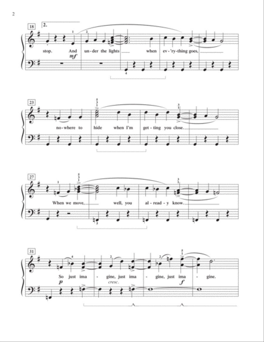Can't Stop the Feeling Piano Method scores gallery preview page 2