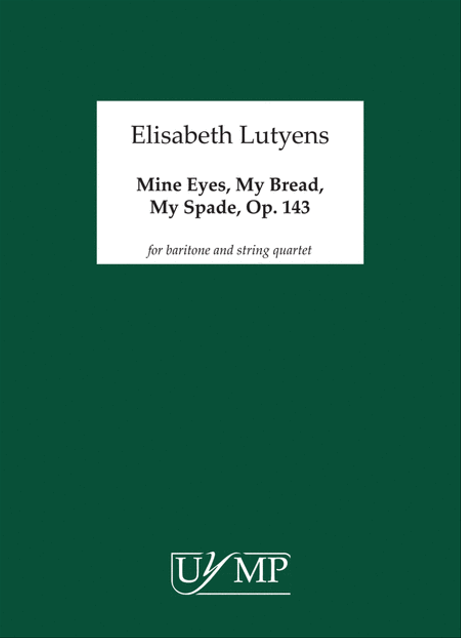 Mine Eyes, My Bread, My Spade Op.143 String Quartet scores gallery preview page 1