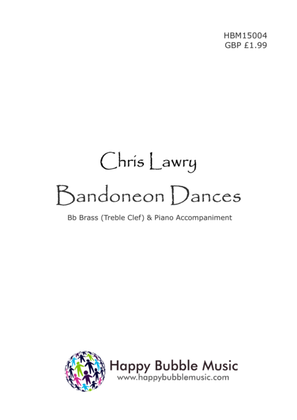Bandoneon Dances - for Bb Brass [Treble Clef] & Piano (from Scenes from a Parisian Cafe)