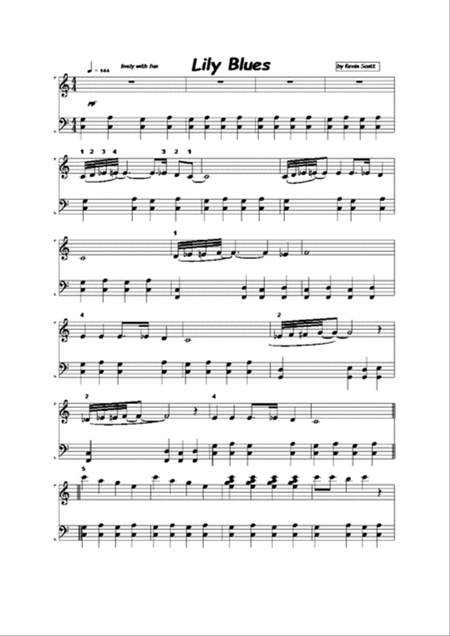 Pineapple Pieces Piano Solo scores gallery preview page 4