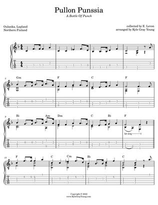 Pullon Punssia (A Bottle Of Punch) (guitar tab)