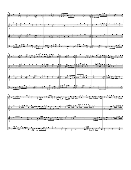 The married beau (Arrangement for 4 recorders (SATB))