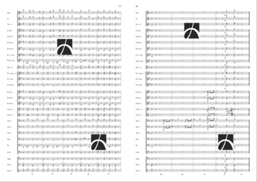 Coro dei Gitani Concert Band scores gallery preview page 11
