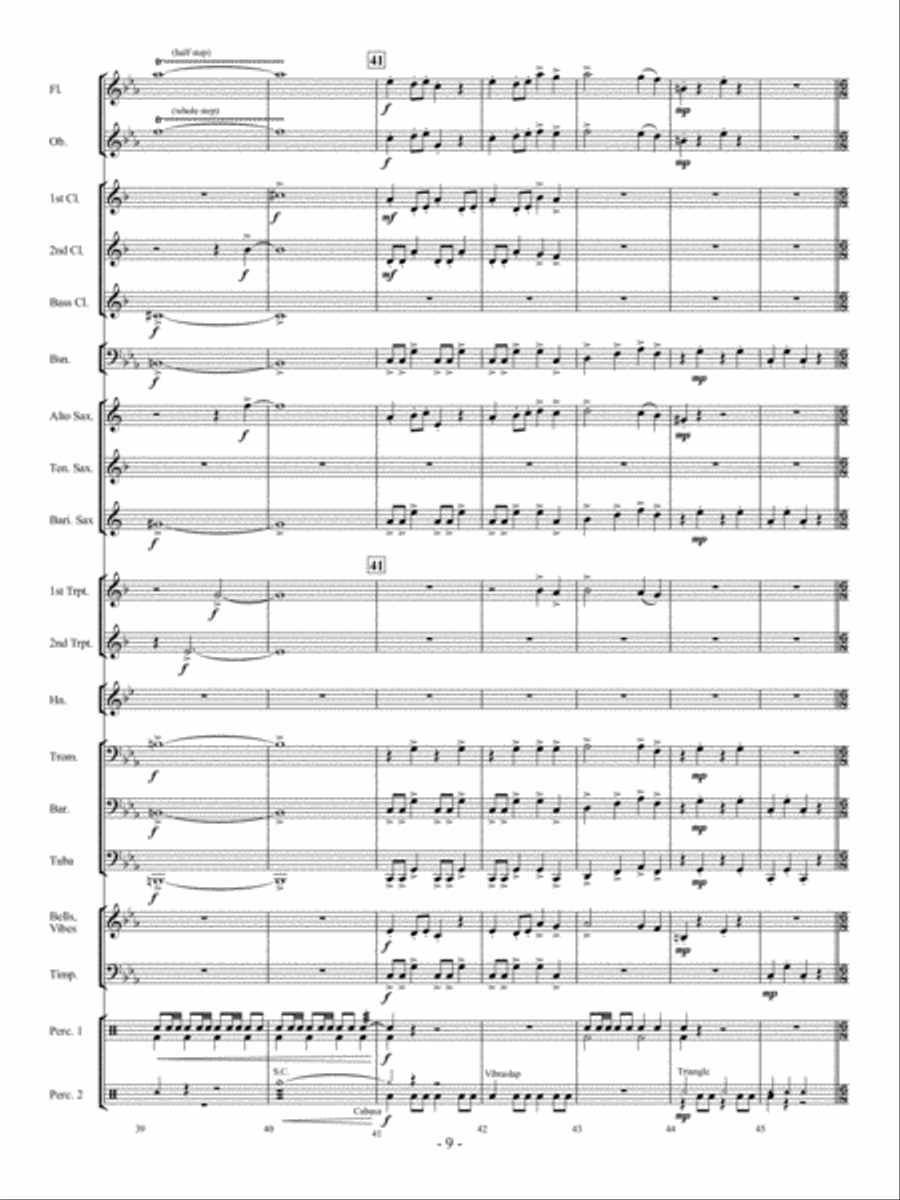 Cats' Night Out Cats' Night Out Concert Band scores gallery preview page 8