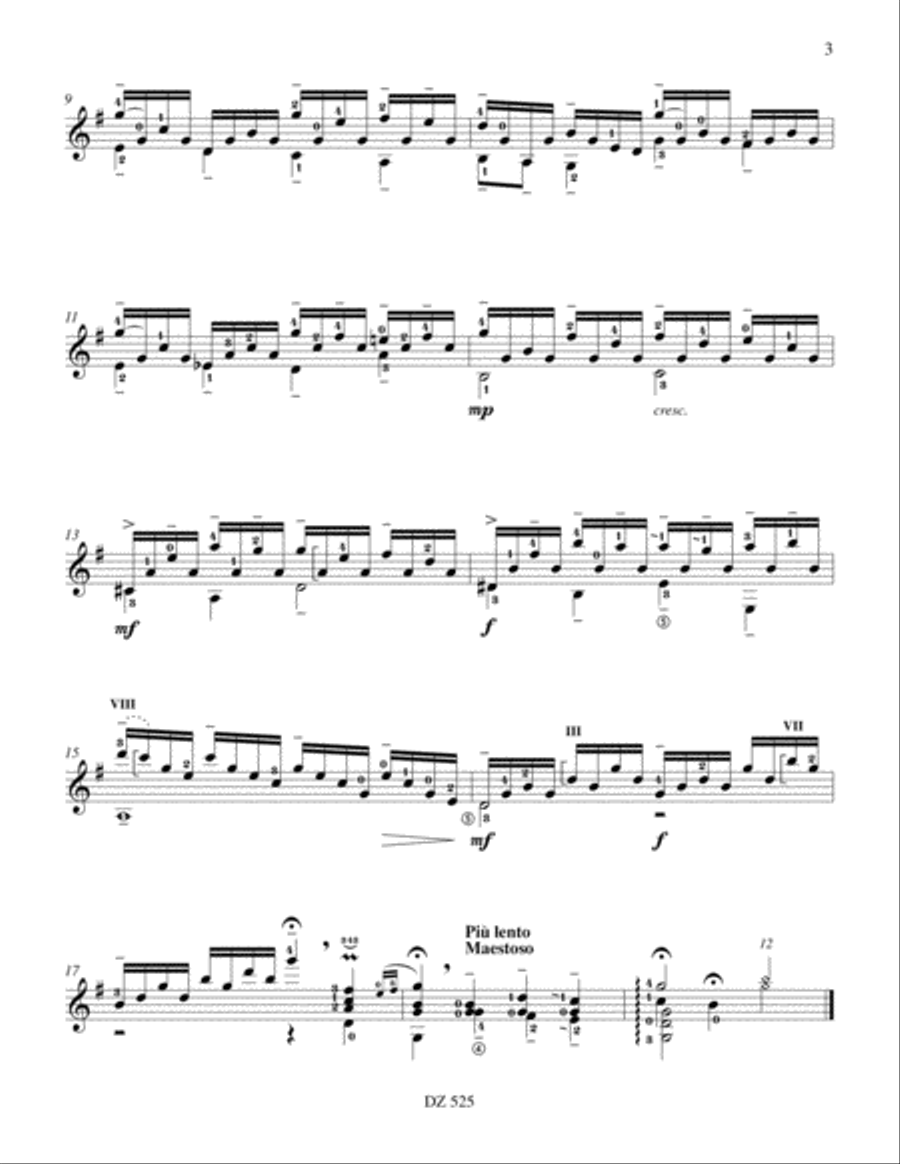 En attendant Carlotta Classical Guitar scores gallery preview page 2