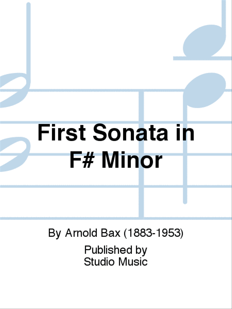First Sonata in F# Minor First Sonata in F# Minor Piano Solo scores gallery preview page 1