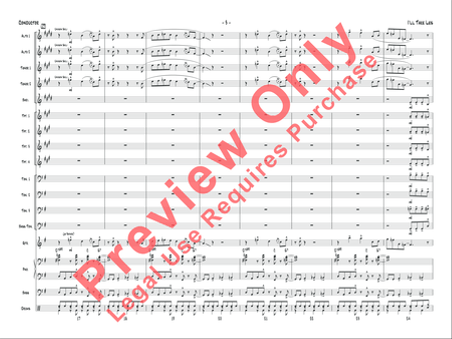 I'll Take Les Jazz Ensemble scores gallery preview page 4
