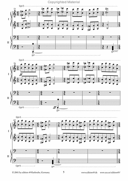The Milky Way fur Klavier zu vier Handen, op. 24