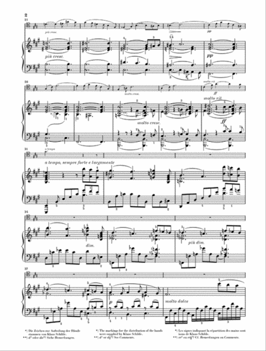 Violin Sonata A Major Violin scores gallery preview page 3