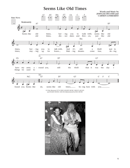 Seems Like Old Times (from The Daily Ukulele) (arr. Liz and Jim Beloff)