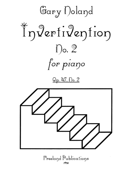 "Invertivention No. 2" for piano Op. 47, No. 2