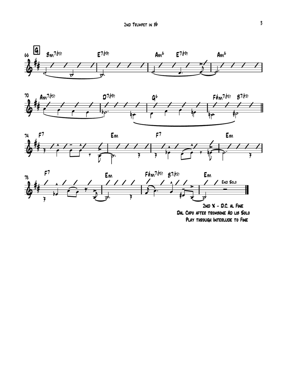 A Night In Tunisia Small Ensemble scores gallery preview page 6