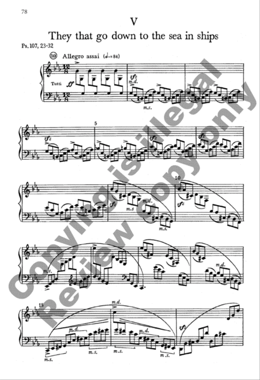 A Psalm Of Thanksgiving 4-Part scores gallery preview page 47