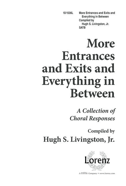 More Entrances & Exits & Everything In Between