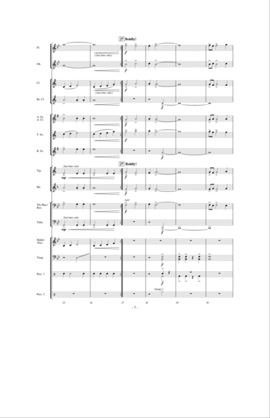 The Sword of Kings The Sword of Kings Concert Band scores gallery preview page 6