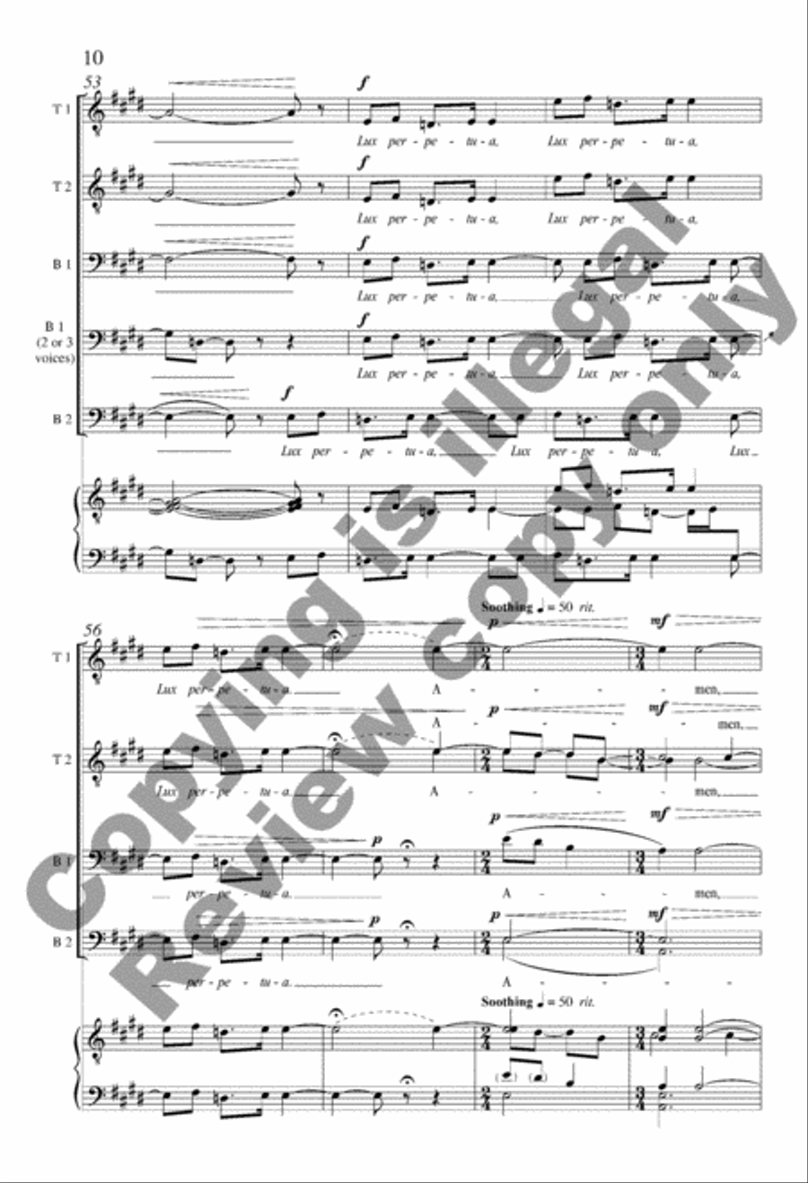 Last Lullaby TTBB scores gallery preview page 10