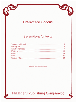 Seven Pieces for Voice