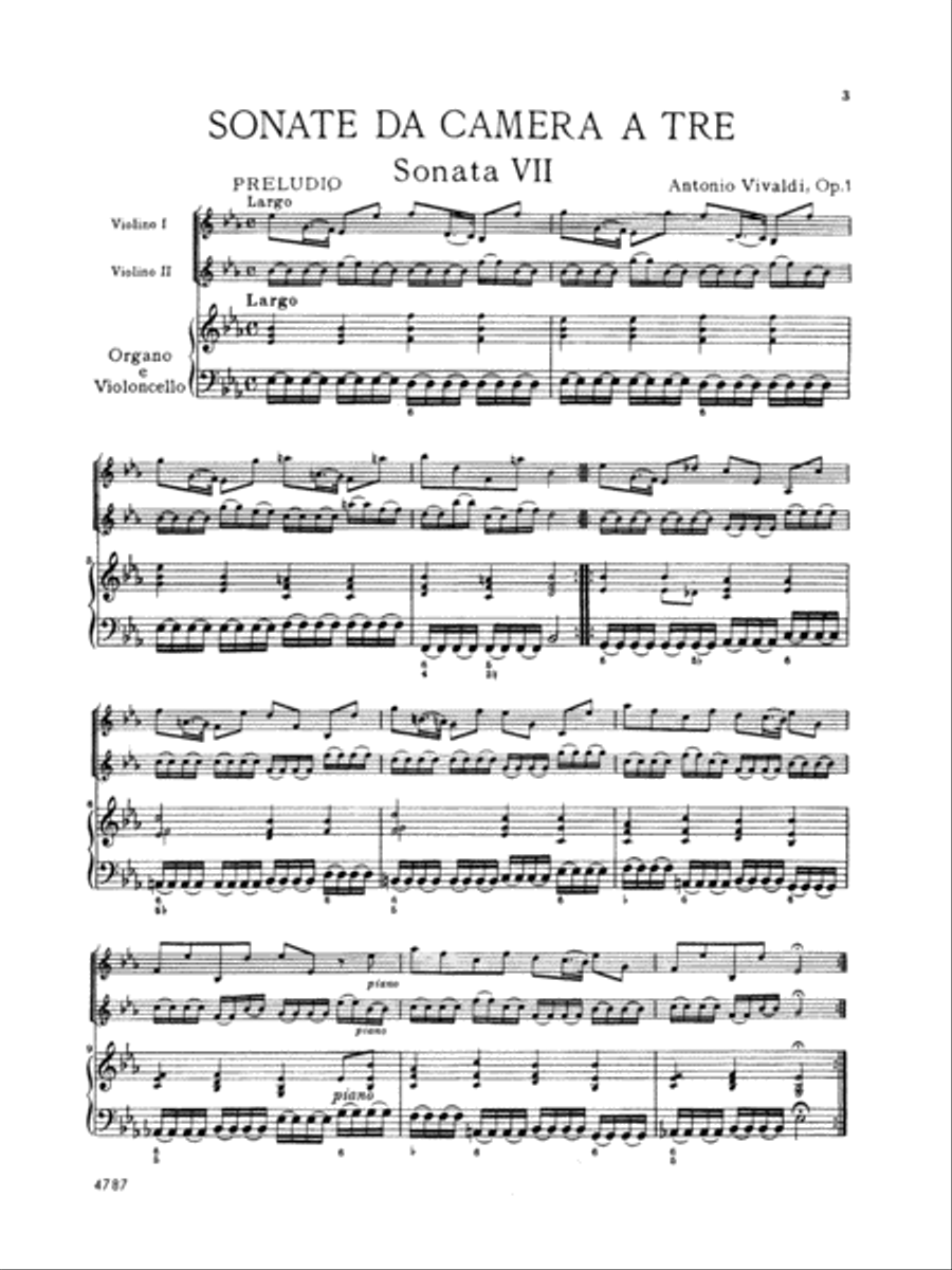 Sonatas de Camera a Tre, Op. 1, Volume 2 Small Ensemble scores gallery preview page 4