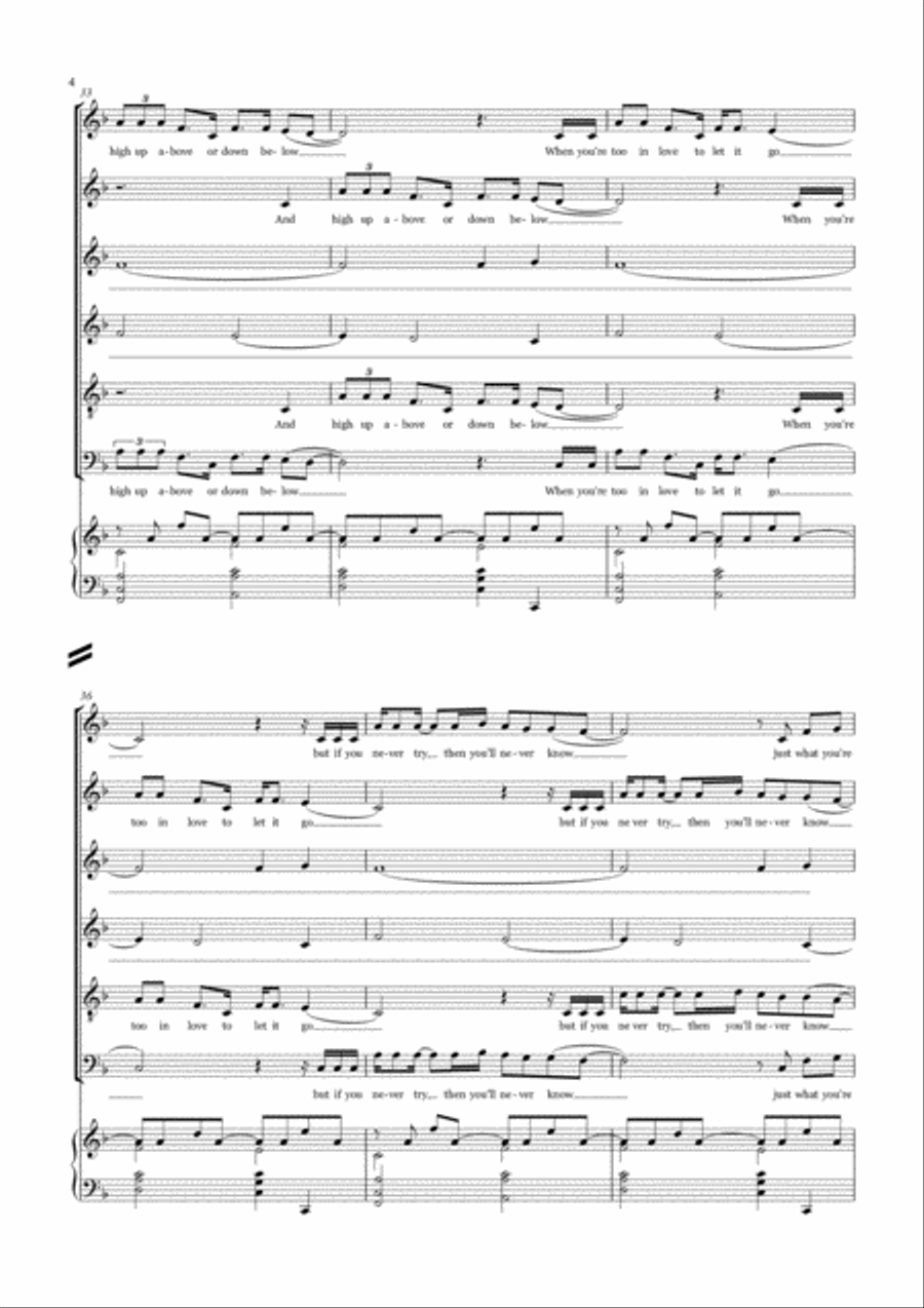Fix You Divisi scores gallery preview page 4
