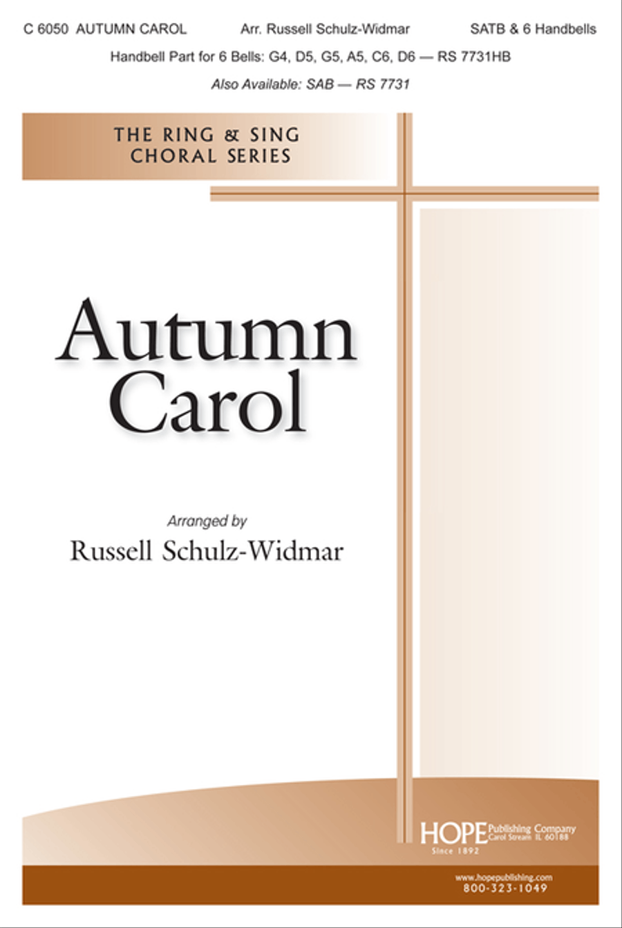 Autumn Carol 4-Part scores gallery preview page 1