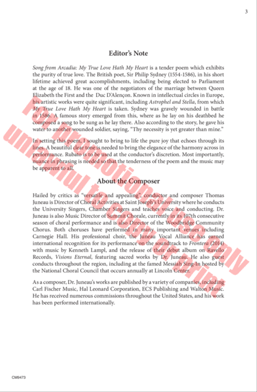 My True Love Hath My Heart SA scores gallery preview page 4