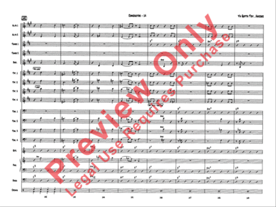 Ya Gotta Try . . . Harder Jazz Ensemble scores gallery preview page 17