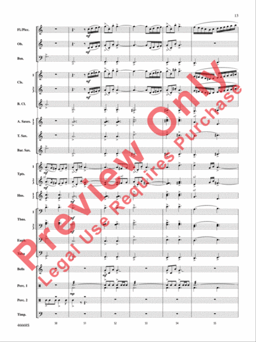 Skydance Concert Band scores gallery preview page 14