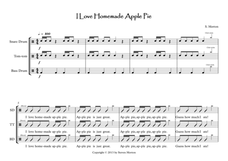 I Love Homemade Apple Pie