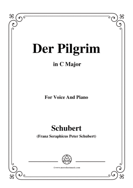 Schubert-Der Pilgrim(Der Pilgrim),Op.37 No.1,in C Major,for Voice&Piano image number null