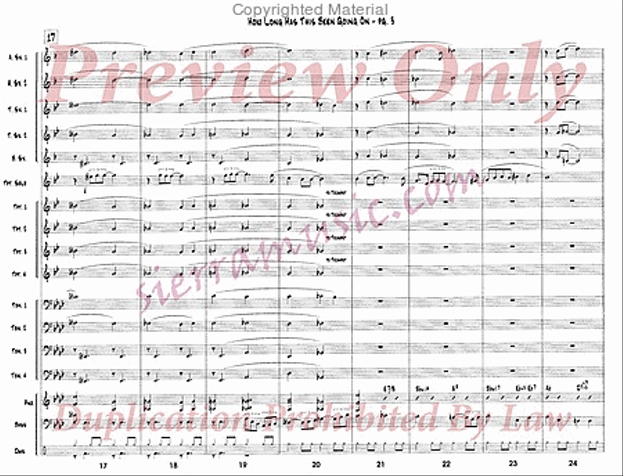 How Long Has This Been Going On Jazz Ensemble scores gallery preview page 4