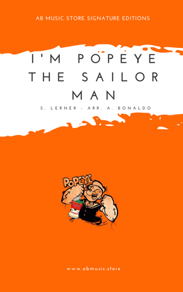 Book cover for I'm Popeye The Sailor Man