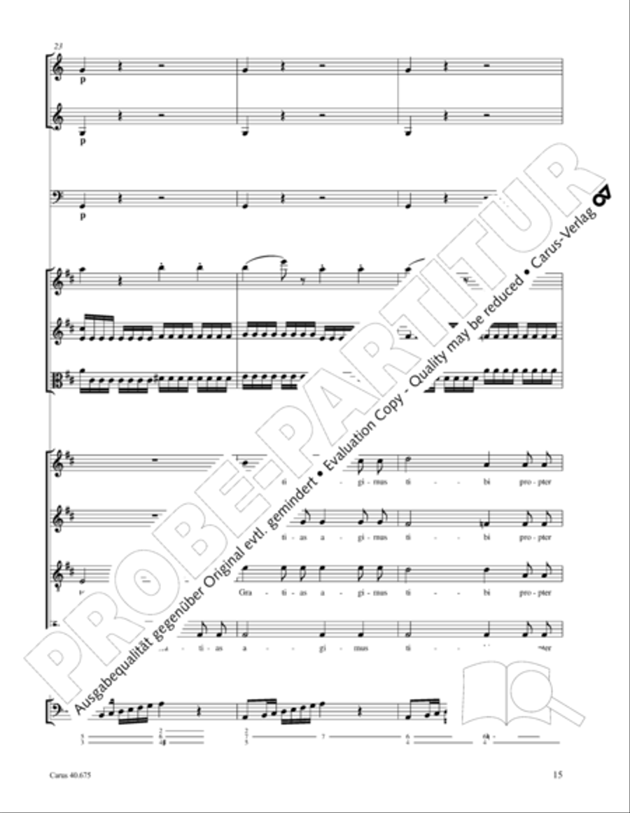 Mass in G Major STB scores gallery preview page 28