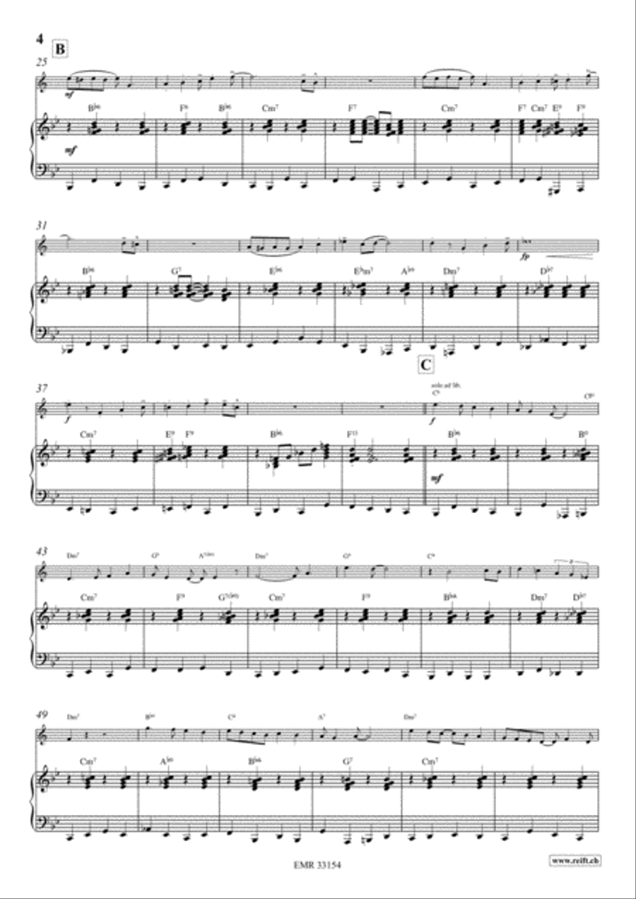 Four Golden Bells Piano Accompaniment scores gallery preview page 5
