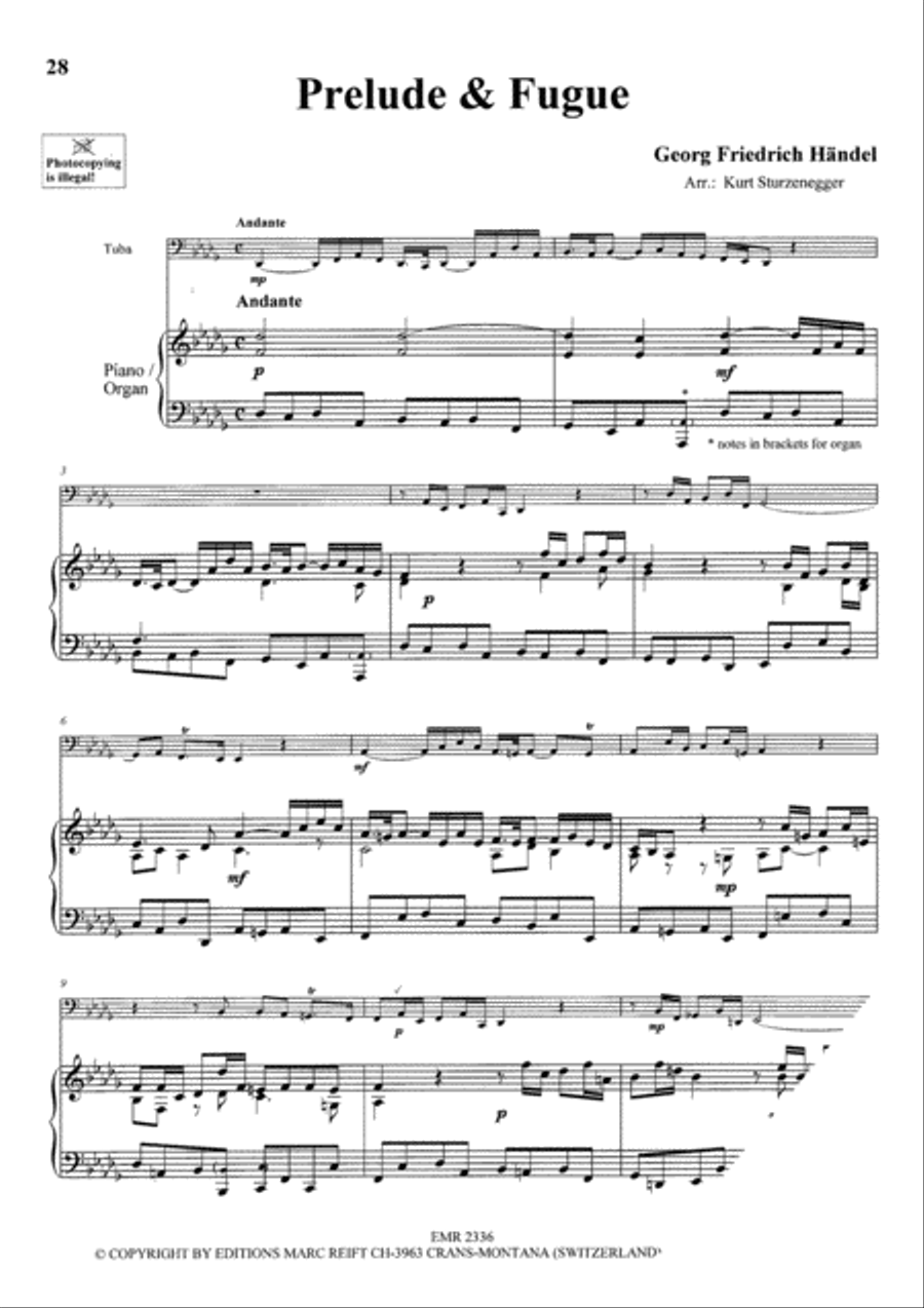 Baroque Masterpieces Tuba scores gallery preview page 9