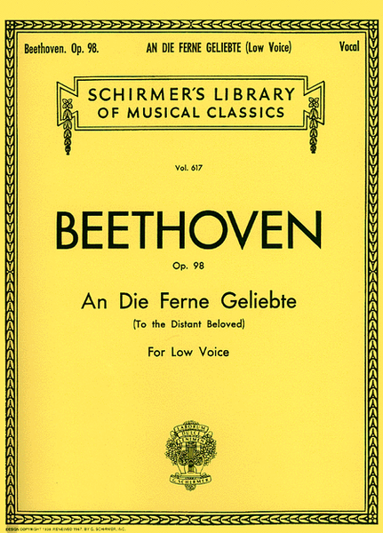 An die ferne Geliebte (To the Distant Beloved), Op. 98