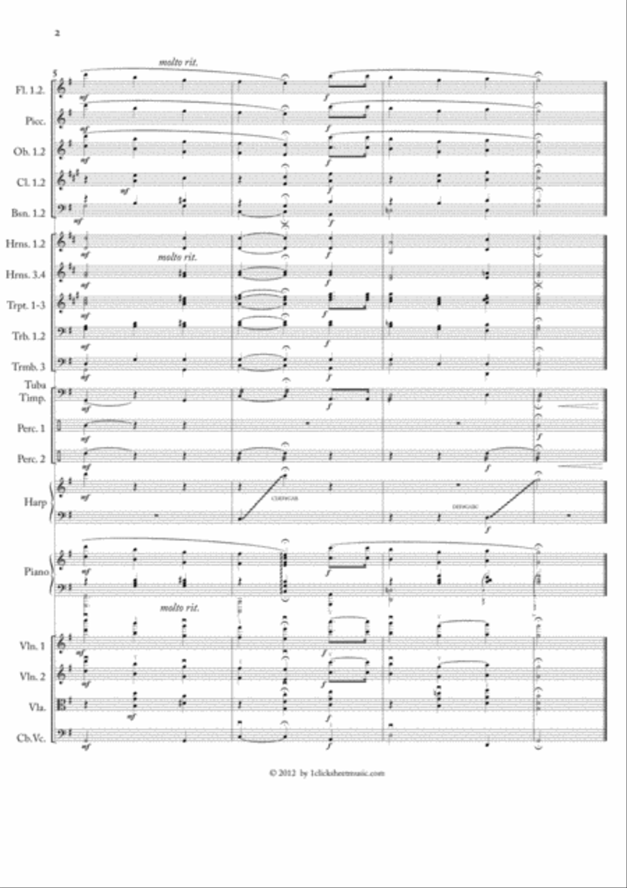 Happy Birthday Orchestra scores gallery preview page 2