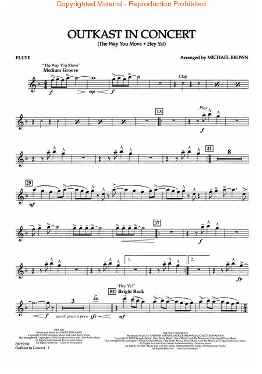 OutKast in Concert Concert Band scores gallery preview page 4