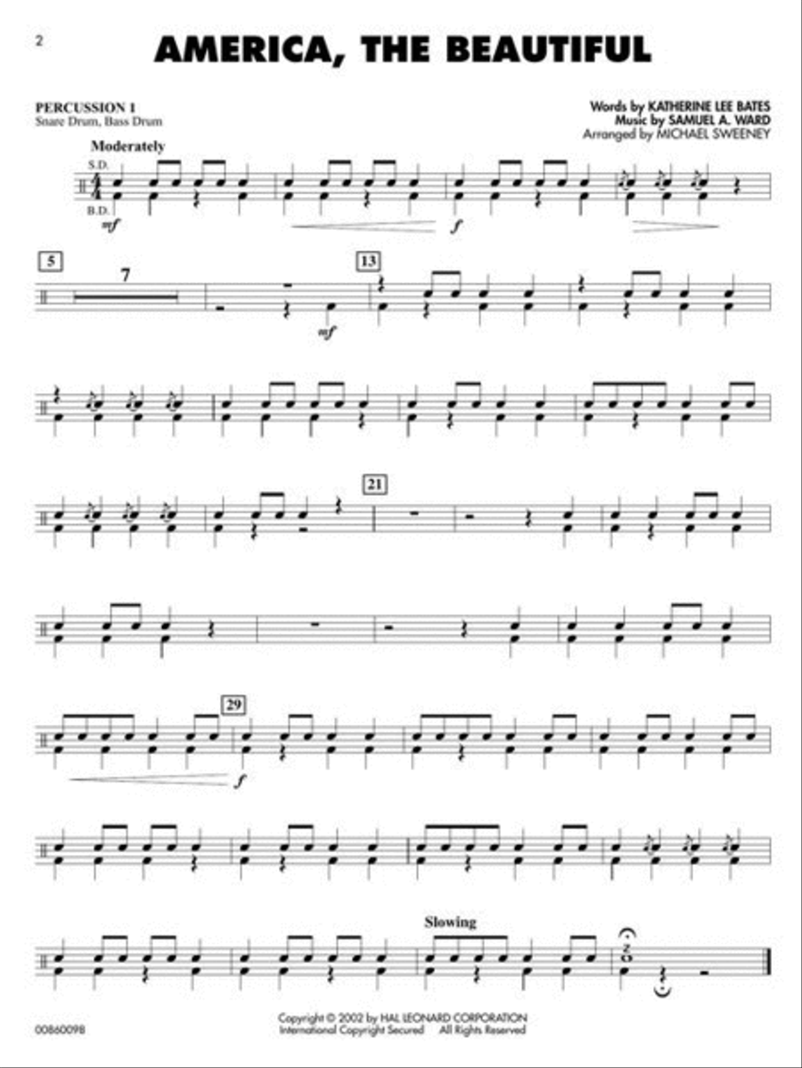 Patriotic Favorites Concert Band Methods scores gallery preview page 4