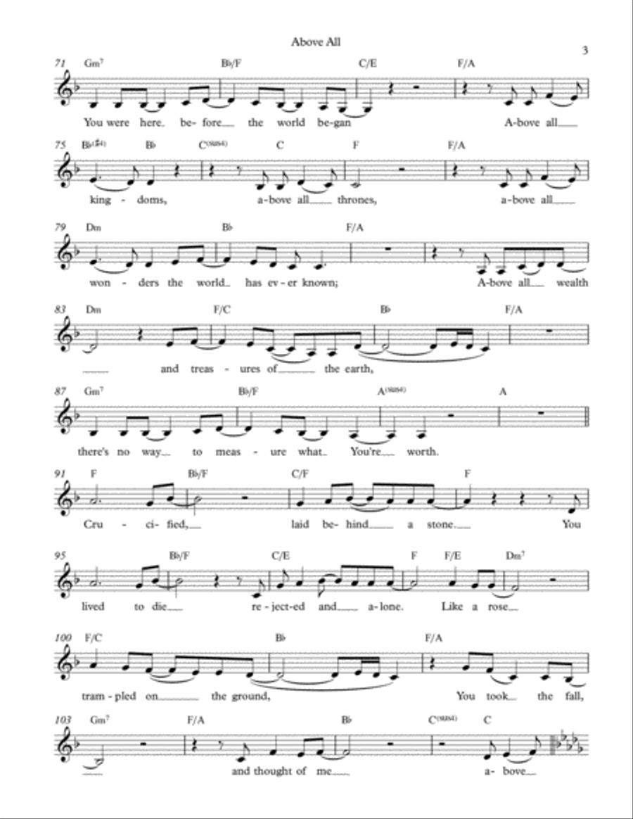 Above All Above All Large Ensemble scores gallery preview page 3