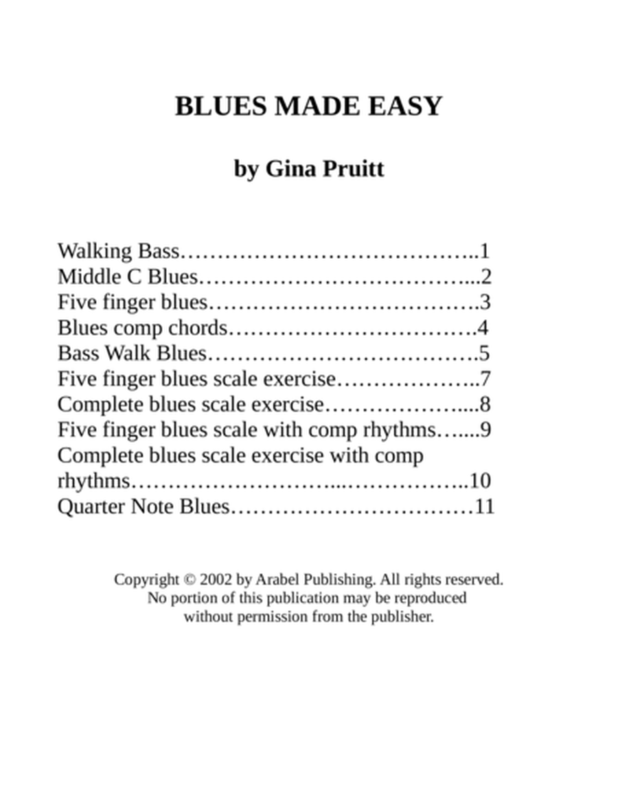 Blues Made Easy