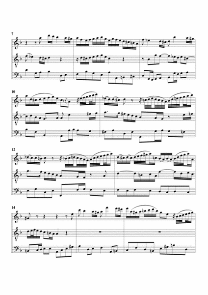 Aria: Erbarme mich, lass die Thraenen dich erweichen from Cantata BWV 55 (arrangement for 3 recorder