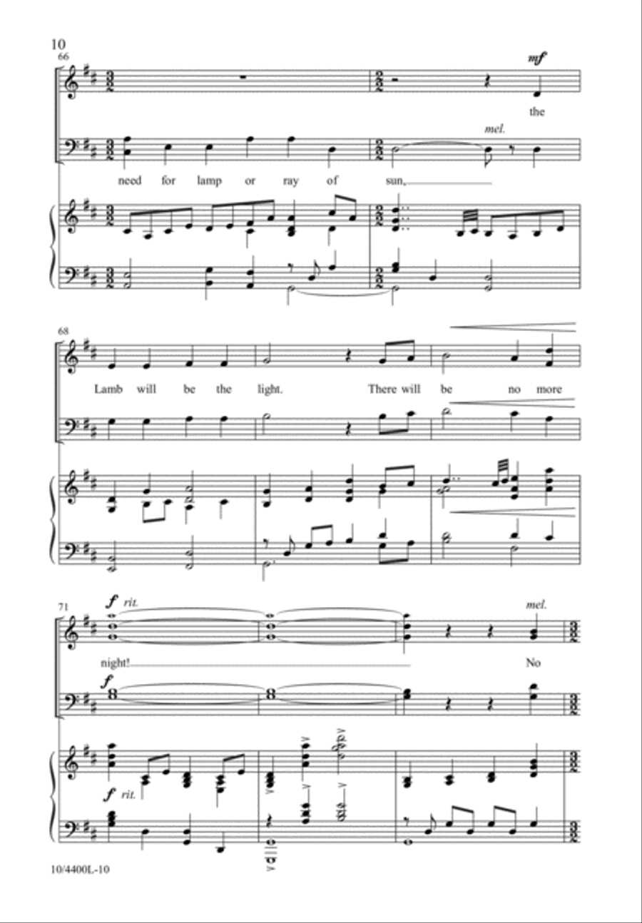 Dwell in the Light Forevermore 4-Part scores gallery preview page 10
