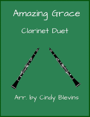 Book cover for Amazing Grace, Clarinet Duet